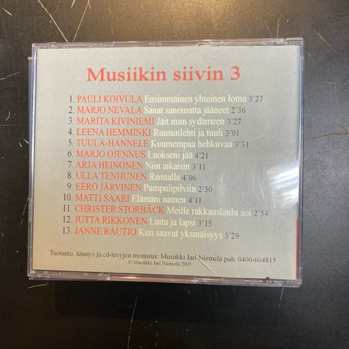 V/A - Musiikin siivin 3 CD (M-/M-)